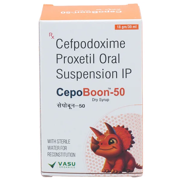 Cepoboon-50 Paediatric Dry Syrup 30 ml