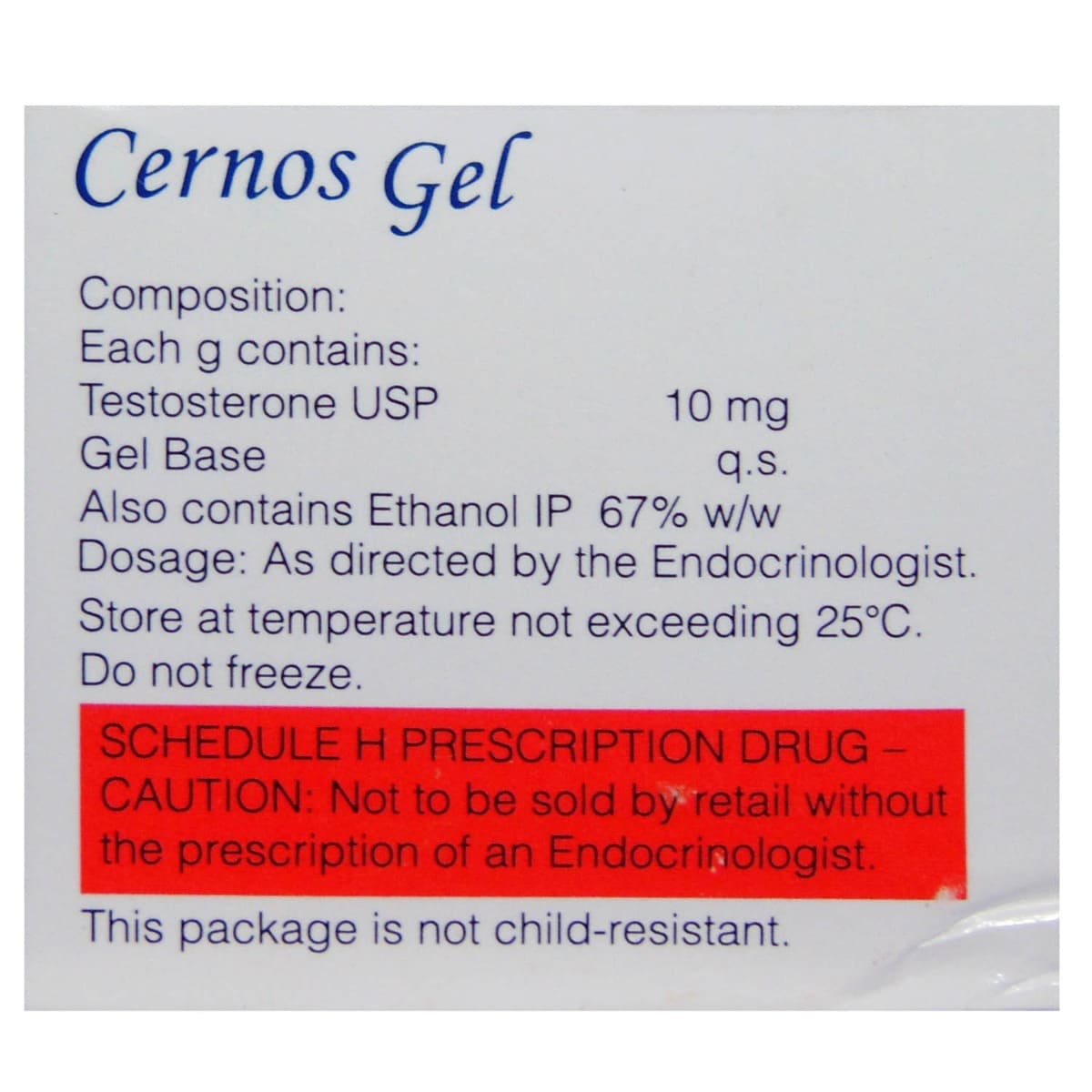 Cernos Gel 5 gm, Pack of 1 GEL Cernos Gel 5 gm, Pack of 1 GEL