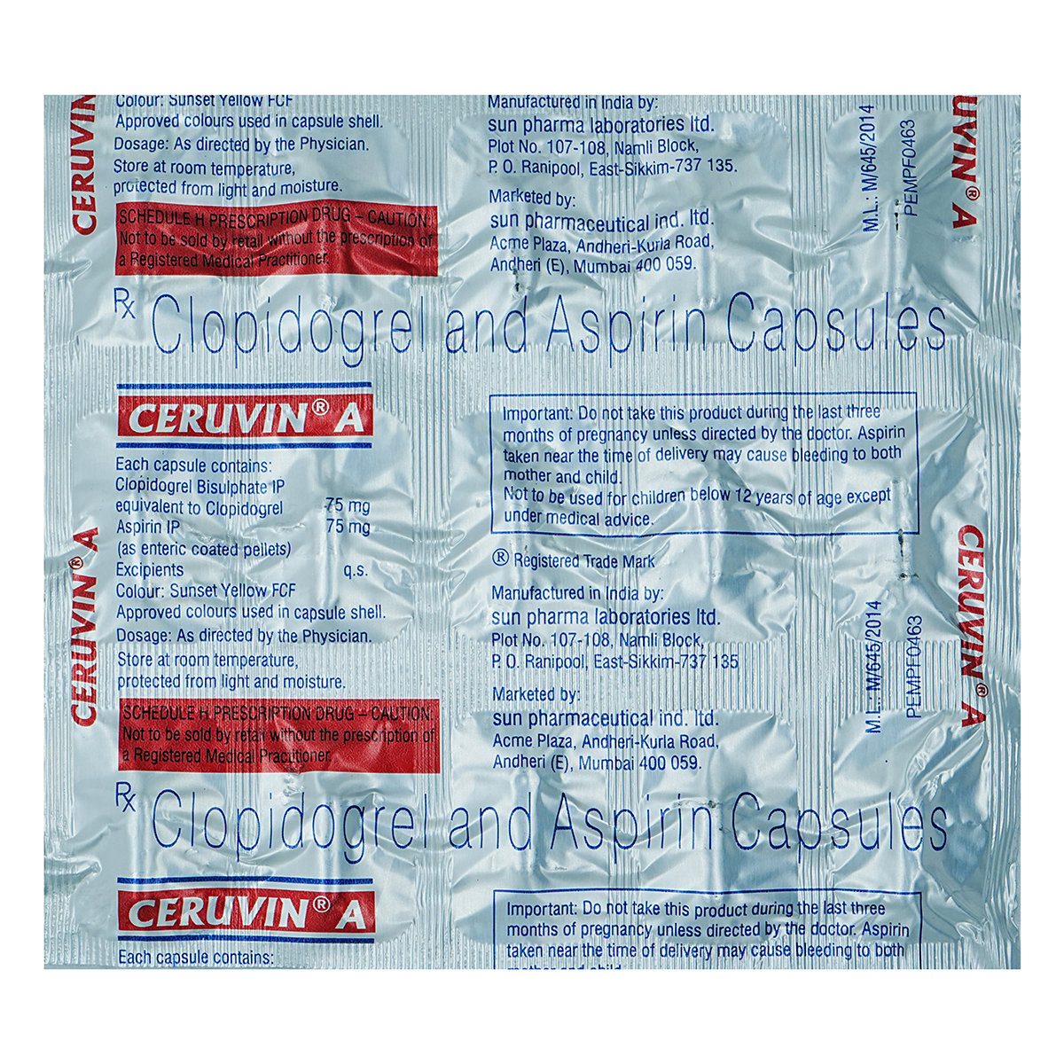 Ceruvin A Capsule 15's, Pack of 15 CAPSULES Ceruvin A Capsule 15's, Pack of 15 CAPSULES
