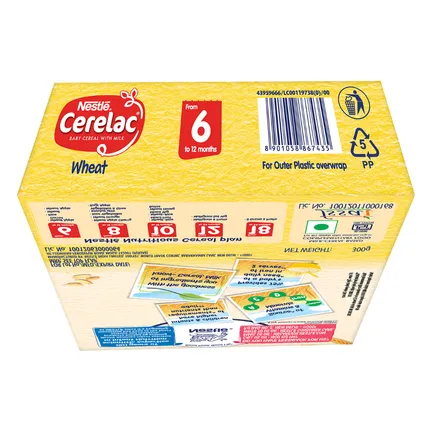 Nestle Cerelac Wheat Cereal (300 g, 6+ Months)