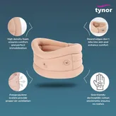 Tynor Cervical Collar Soft Medium, 1 Count, Pack of 1