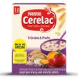 Nestle Cerelac Baby Cereal with Milk Wheat 5 Grains & Fruits Powder, 300 gm Refill Pack