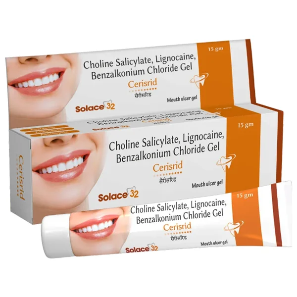 Cerisrid Mouth Ulcer Gel 15 gm, Pack of 1
