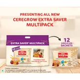 Nestle Ceregrow Multigrain Cereal with Milk &amp; Fruits Powder, 600 gm (12x50 gm), Pack of 1
