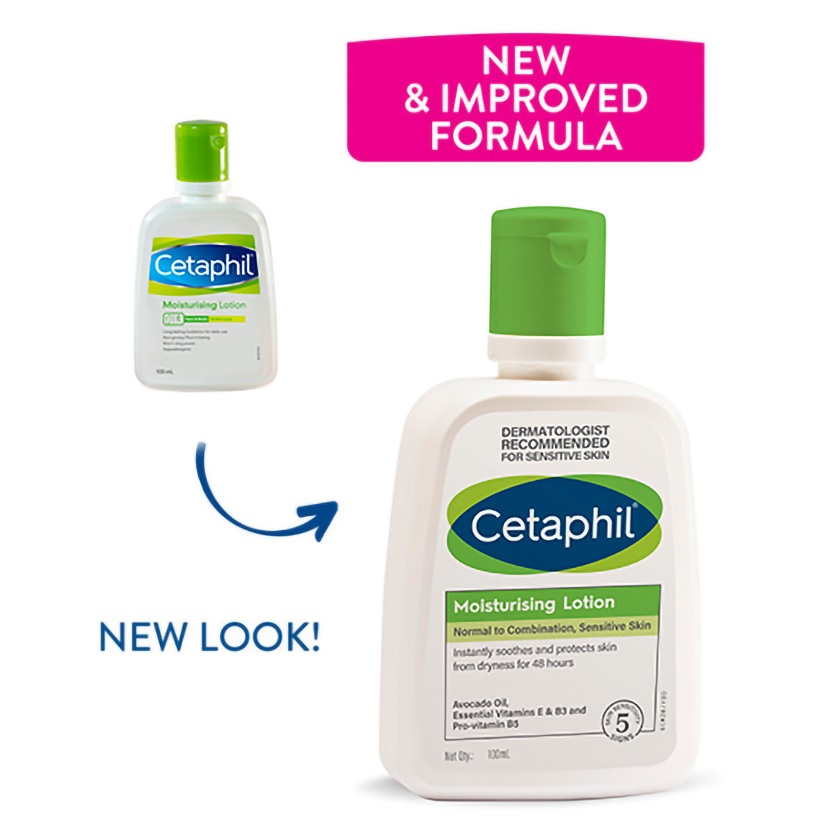 Cetaphil Moisturising Lotion 100 ml | Avacado Oil, Essentials Vitamin E, B3, Pro Vitamin B5 | provides Moisturisation | Prevent Skin Dryness For 48 Hours | Light Weight Lotion | No Greasy Formula | For Normal To Combination, Sensitive Skin, Pack of 1 LOTION Cetaphil Moisturising Lotion 100 ml | Avacado Oil, Essentials Vitamin E, B3, Pro Vitamin B5 | provides Moisturisation | Prevent Skin Dryness For 48 Hours | Light Weight Lotion | No Greasy Formula | For Normal To Combination, Sensitive Skin, Pack of 1 LOTION
