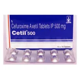 Cetil 500 Tablet 10's, Pack of 10 TABLETS