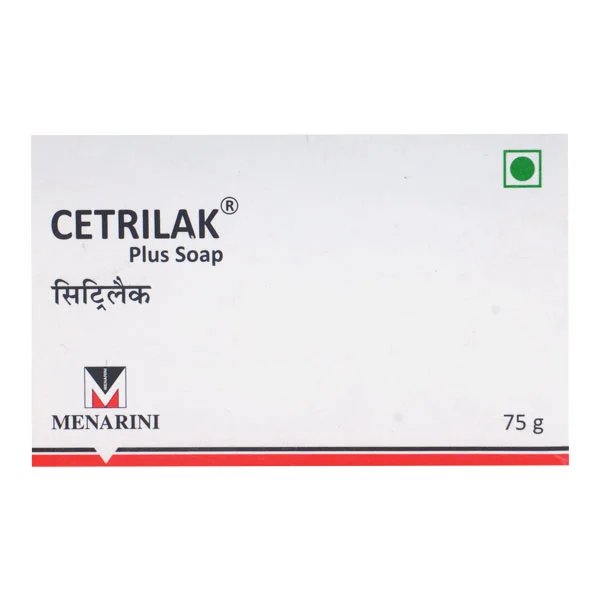Cetrilak Plus Soap 75 gm | Gently Cleanses | Makes Skin Soft, Pack of 1