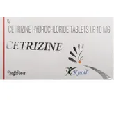 Cetrizine 10 mg Tablet 10's, Pack of 10 TabletS