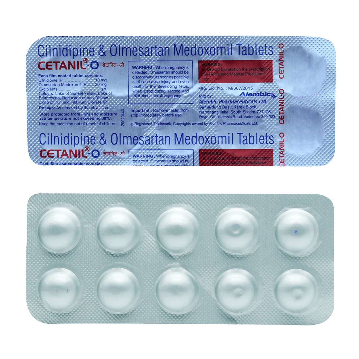 Cetanil O Tablet 10's, Pack of 10 TABLETS Cetanil O Tablet 10's, Pack of 10 TABLETS
