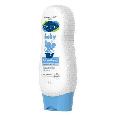 Cetaphil Baby Gentle Wash &amp; Shampoo, 230 ml, Pack of 1