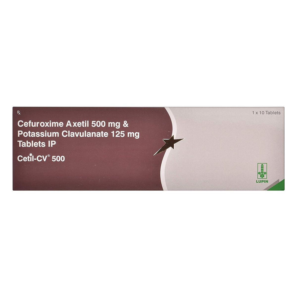 Cetil CV 500 Tablet 10's, Pack of 10 TABLETS Cetil CV 500 Tablet 10's, Pack of 10 TABLETS