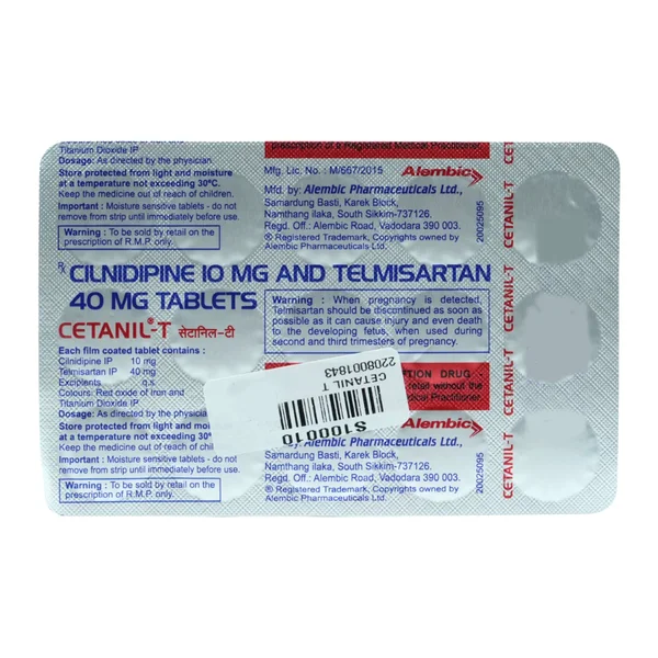 Cetanil-T Tablet 15's