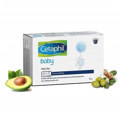 Cetaphil Baby Mild Bar, 75 gm, Pack of 1