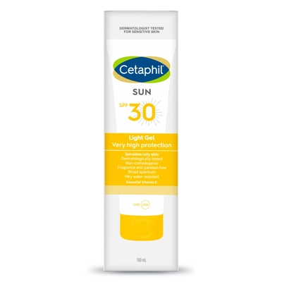 Cetaphil Sun SPF 30 Very High Protection Light Gel, 100 ml, Pack of 1