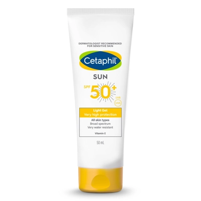 Cetaphil Sun SPF 50+ Very High Protection Light Gel, 50 ml, Pack of 1