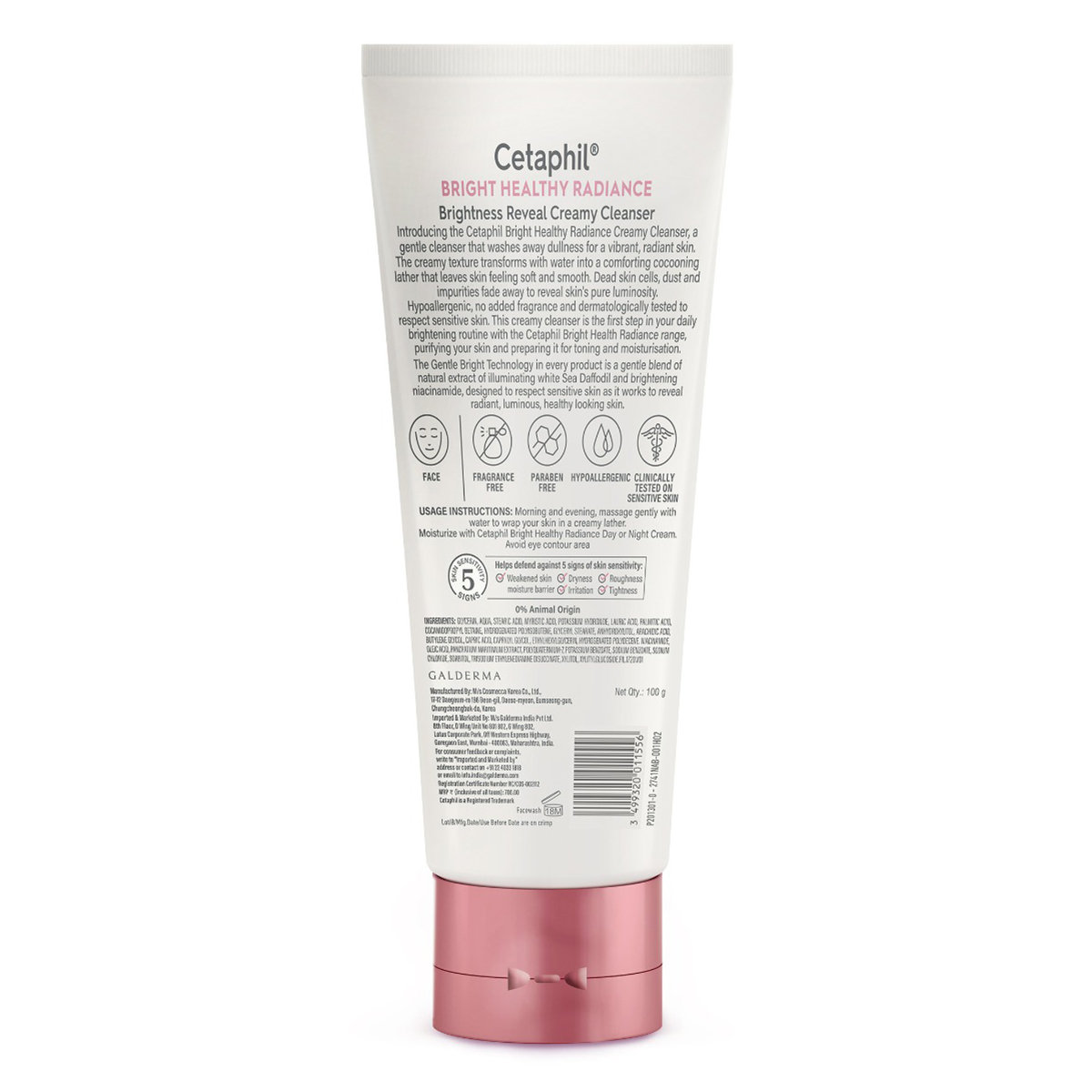 Cetaphil Brightness Reveal Creamy Cleanser 100 gm | Gentle Bright Technology | Cleanses Impurities | Deliver Radiant & Luminous Skin, Pack of 1 Cetaphil Brightness Reveal Creamy Cleanser 100 gm | Gentle Bright Technology | Cleanses Impurities | Deliver Radiant & Luminous Skin, Pack of 1