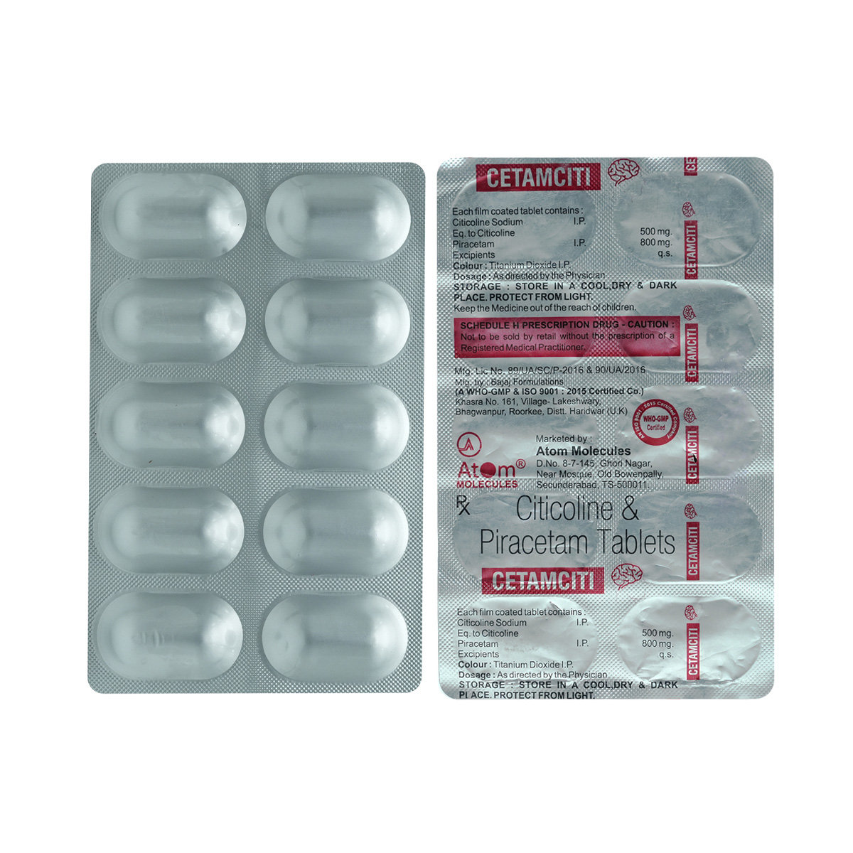 Cetamciti Tablet 10's, Pack of 10 Cetamciti Tablet 10's, Pack of 10