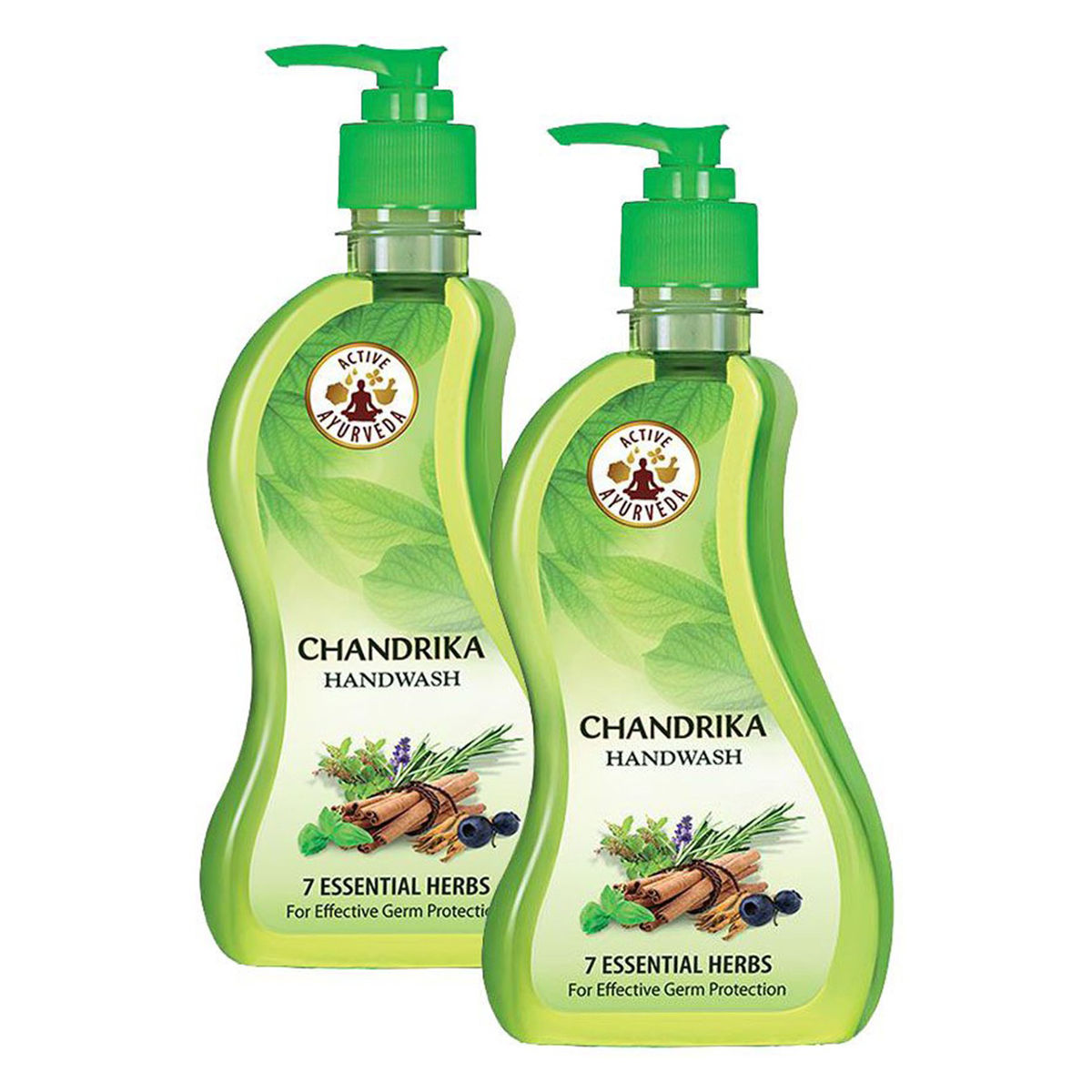 Chandrika Handwash, 430 ml (2 x 215 ml), Pack of 1 