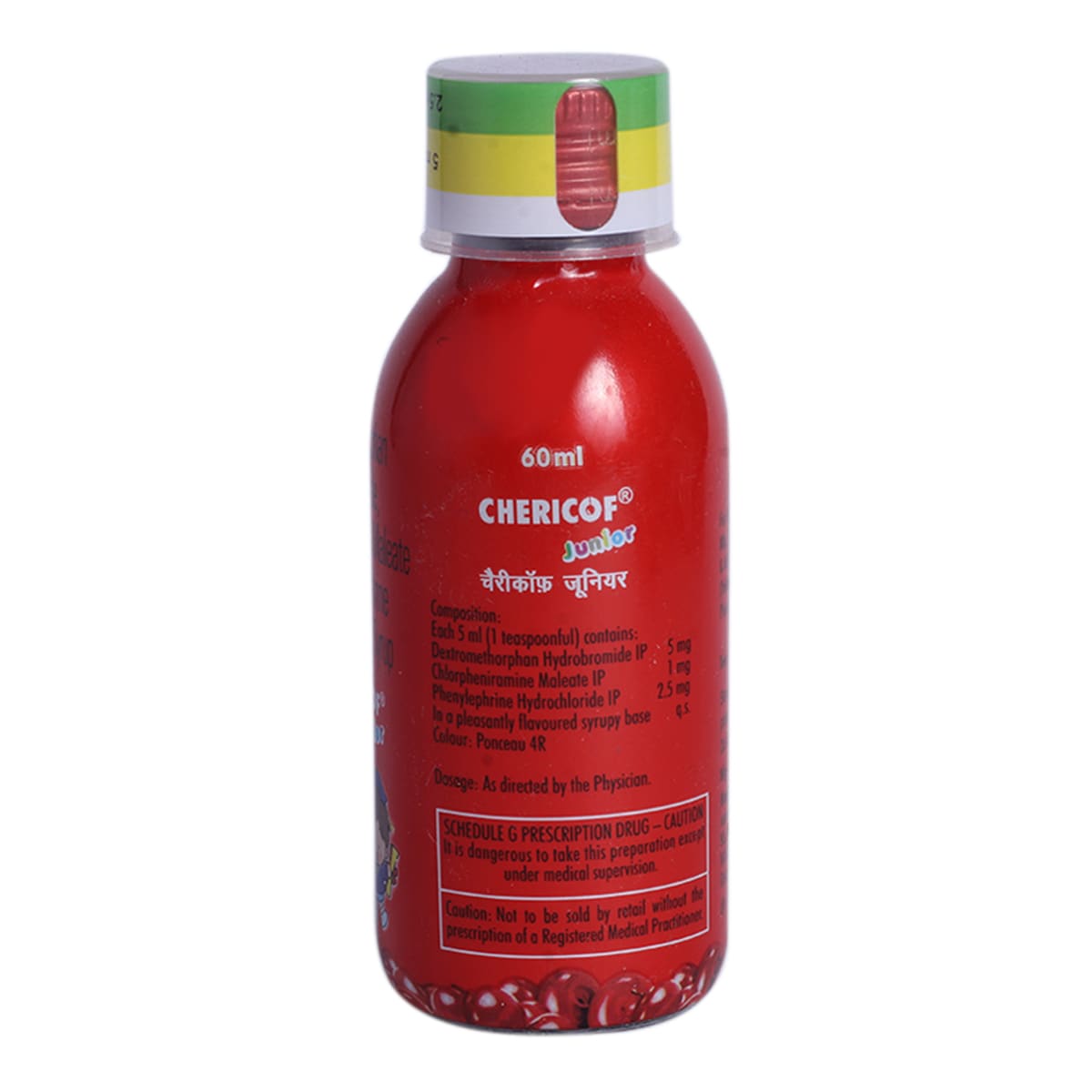 Chericof Junior Syrup 60 ml Price, Uses, Side Effects, Composition