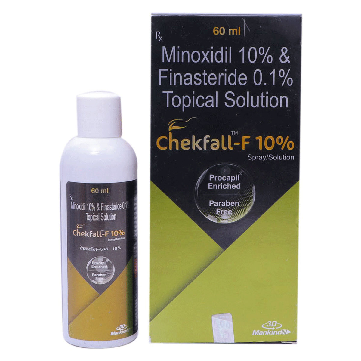 Chekfall-F 10% Spray/Solution 60 ml, Pack of 1 SOLUTION Chekfall-F 10% Spray/Solution 60 ml, Pack of 1 SOLUTION