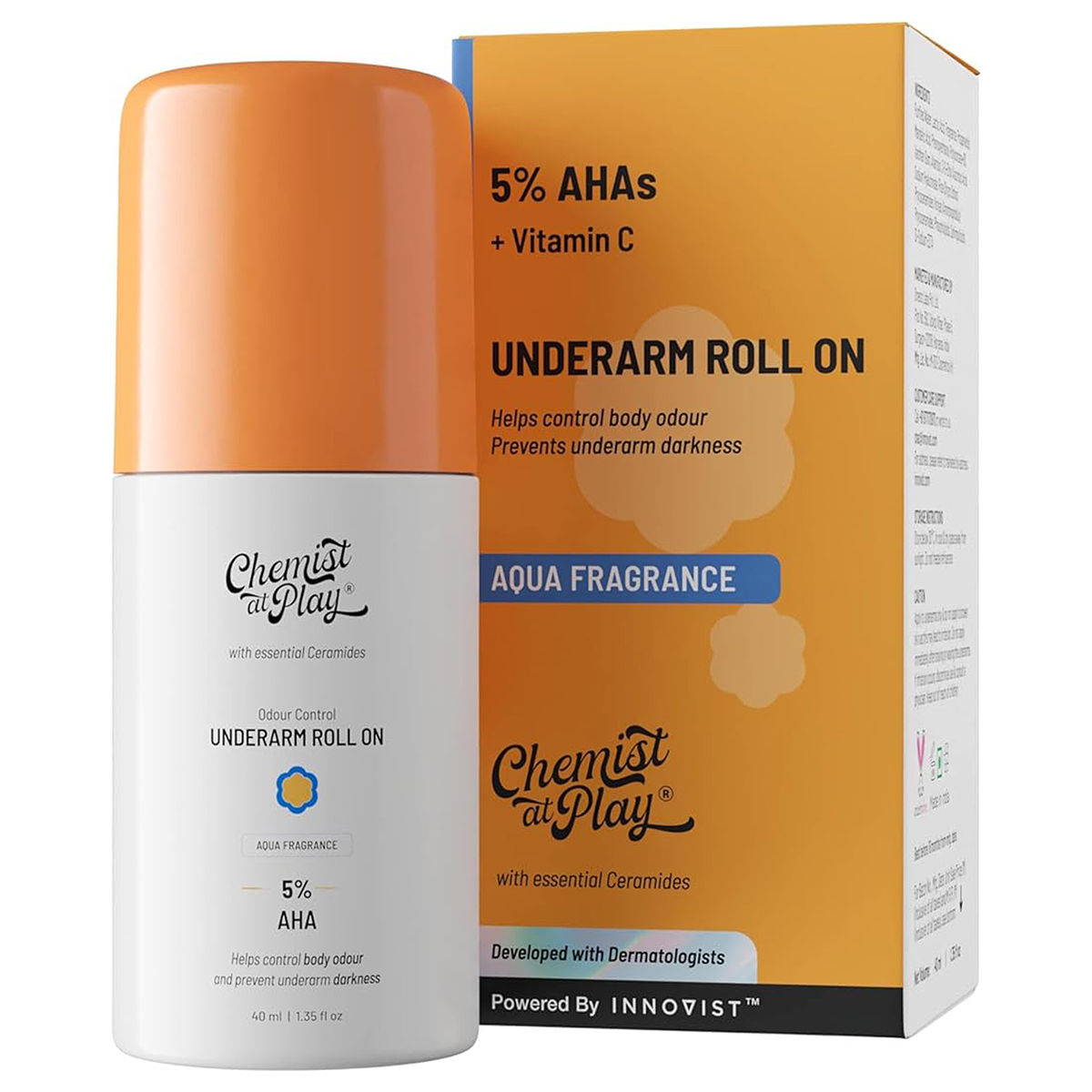 Buy Chemist At Play Aqua Fragrance Roll On, 40 ml | 19 Minutes Delivery ...