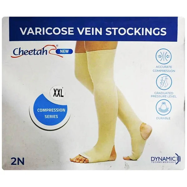 CHEETAH NEW VARICOSE VEIN STOCKING AD-XXL 2244-006 (DYNAMIC)