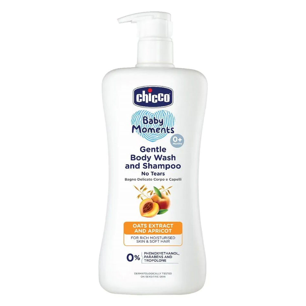 Buy Chicco Baby Moments Gentle Body Wash & Shampoo, 500 ml Online