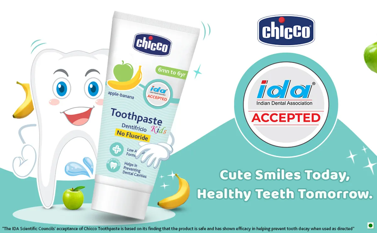 Buy Chicco Apple-Banana Flavour Toothpaste for Months to Year