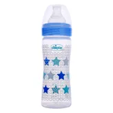 Chicco Well-Being Blue Feeding Bottle, 250 ml, Pack of 1