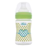 Chicco Well-Being Green Feeding Bottle, 150 ml, Pack of 1