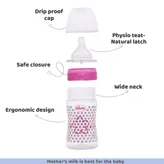 Chicco Well-Being Pink Feeding Bottle, 150 ml, Pack of 1