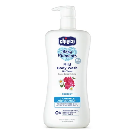 Chicco Baby Moments Protect Mild Body Wash, 500 ml