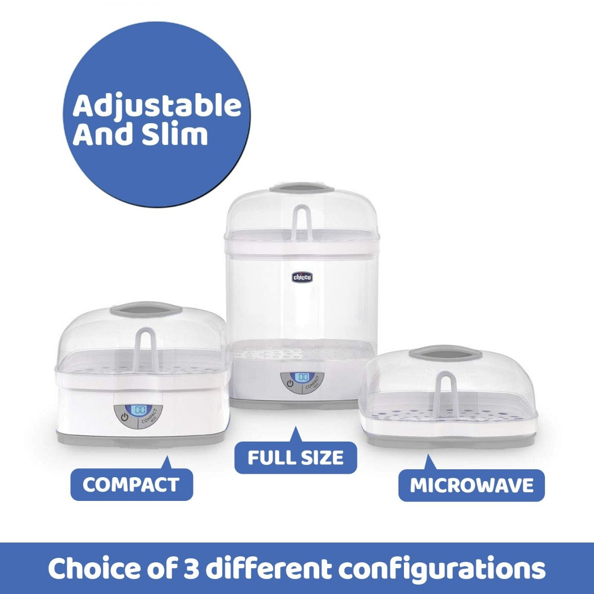 Chicco Sterilnatural 3 In 1 Sterilizer, 1 Count, Pack of 1 Chicco Sterilnatural 3 In 1 Sterilizer, 1 Count, Pack of 1