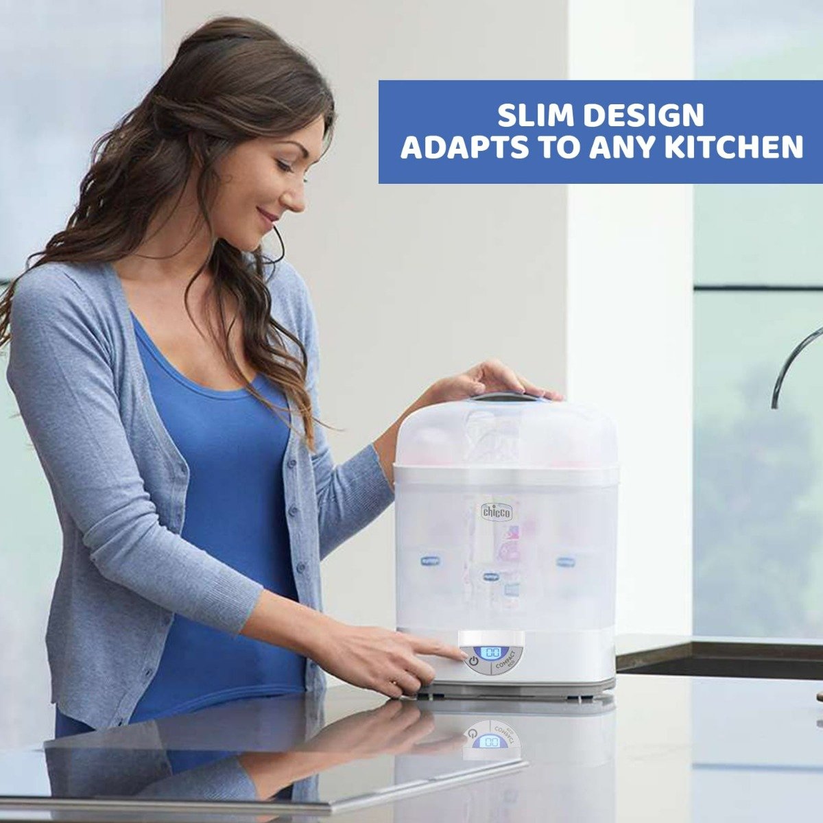 Chicco Sterilnatural 3 In 1 Sterilizer, 1 Count, Pack of 1 Chicco Sterilnatural 3 In 1 Sterilizer, 1 Count, Pack of 1