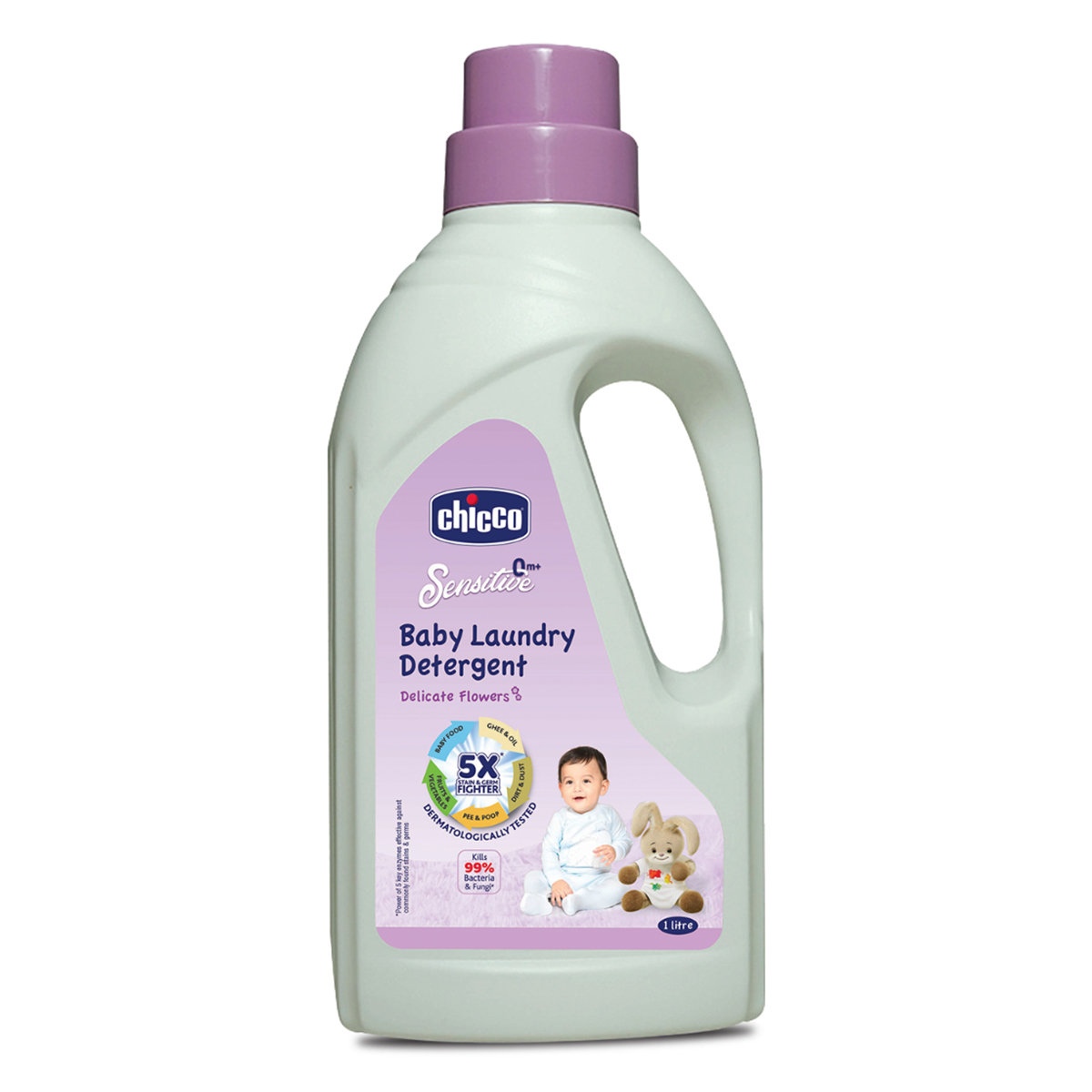 Chicco Baby Laundry Detergent Delicate Flowers Liquid, 1 Litre, Pack of 1 Chicco Baby Laundry Detergent Delicate Flowers Liquid, 1 Litre, Pack of 1