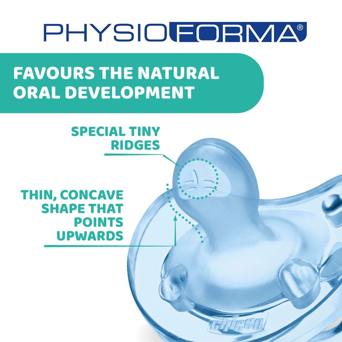 Chicco Physioforma Soft Baby Soother Blue for 0 - 6 Months, 1 Count, Pack of 1 Chicco Physioforma Soft Baby Soother Blue for 0 - 6 Months, 1 Count, Pack of 1