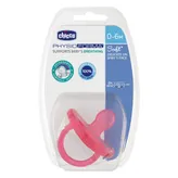 Chicco Physioforma Soft Baby Soother Pink for 0 - 6 Months, 1 Count, Pack of 1