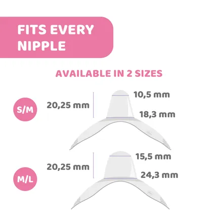 Nipple Shields, size M