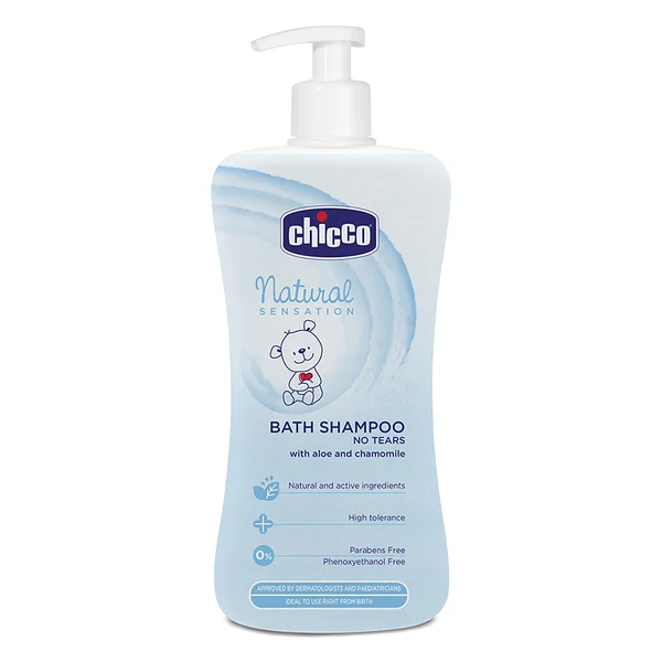 Chicco Natural Sensation Bath Shampoo, 500 ml