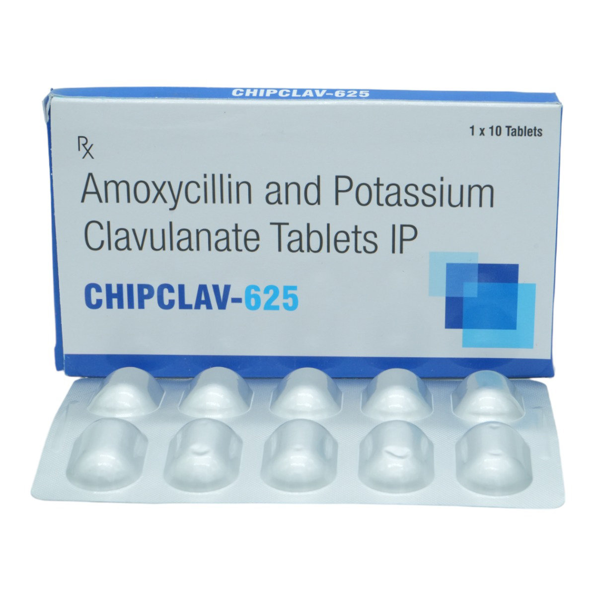 Chipclav-625 Tablet 10's, Pack of 10 TABLETS Chipclav-625 Tablet 10's, Pack of 10 TABLETS
