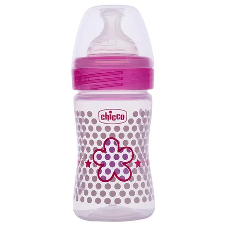 Chicco Well-Being Green Feeding Bottle, 150 ml