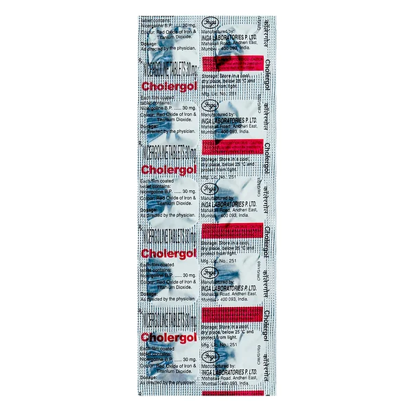 Cholergol Tablet 10's, Pack of 10 TABLETS