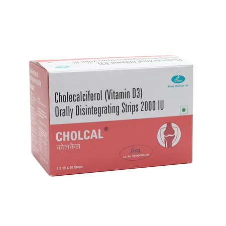 Cholcal Orally Disintegrating Strip 10's