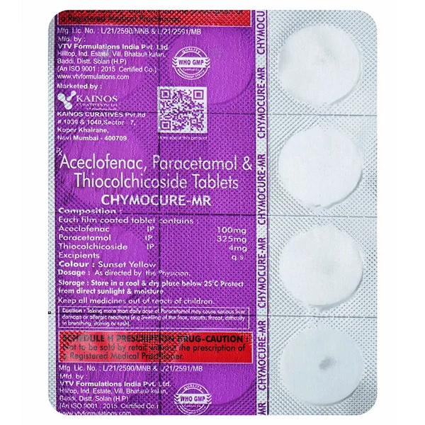 Chymocure-MR Tablet 10's, Pack of 10 TabletS
