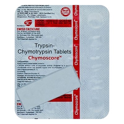 Chymoscore Tablet 20'S, Pack of 20 TABLETS