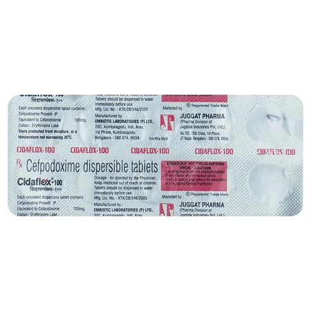 Cidaflox-100 Tablet 10's