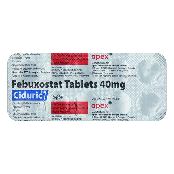 Ciduric 40 Tablet 10's