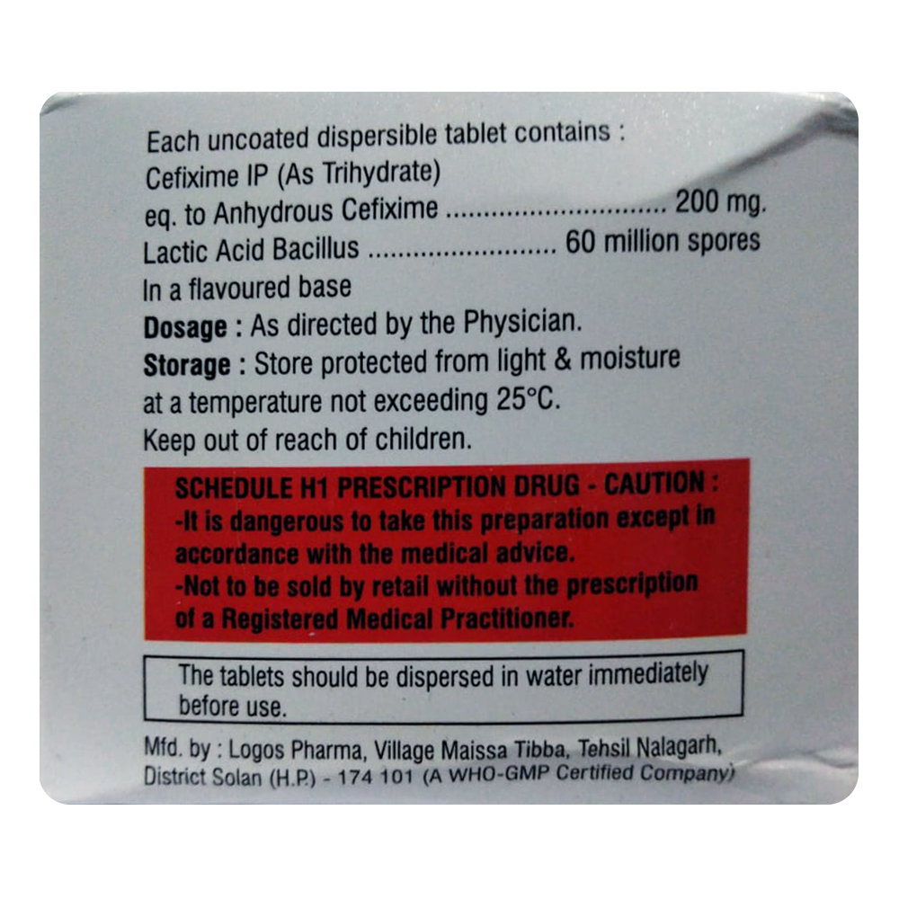 Cifidom 200 LB Tablet 10's, Pack of 10 TABLETS Cifidom 200 LB Tablet 10's, Pack of 10 TABLETS