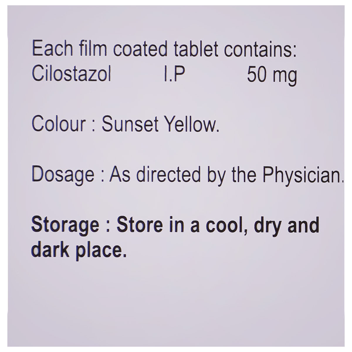 Cilobid-50 Tablet 10's, Pack of 10 TABLETS Cilobid-50 Tablet 10's, Pack of 10 TABLETS