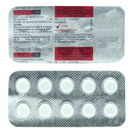 Cilvoryl 1 mg Tablet 10's